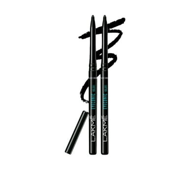 LAKME Eyeconic Black Kajal 0.35 g (Combo Pack of 2)
