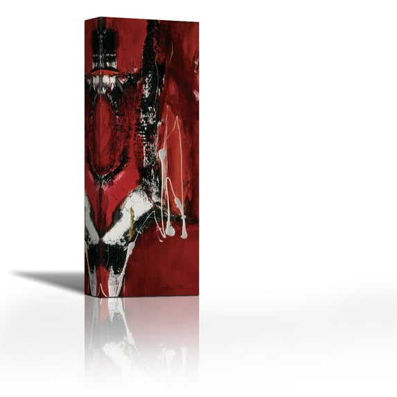 Tango I - Contemporary Fine Art Giclee on Canvas Gallery Wrap - wall décor - Art painting - 12 x 36 Inch - Ready to Hang