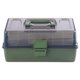 thumbnail image 1 of Caja Almacenamiento Aparejos Pesca Multifuncional Portátil 3 Capas para Al Aire Libre, 1 of 9