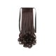 thumbnail image 1 of Peluca de cola de caballo, pelucas sintéticas realistas de fibra de alta temperatura, peluquín rizado Natural Artificial, resistente al calor, Cuidado del cabello Marron oscuro, alargamiento 58 cm Seitruly CE014651-11, 1 of 6