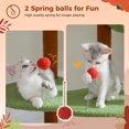 thumbnail image 5 of PAWZ Road 90.5-100.4" Floor to Ceiling Cat Tree Tower, Adjustable Climbing Tree for Large Cats Scratching, Brown, 5 of 12