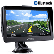 Best Gps With Voice Commands - ViviLink Bluetooth GPS Navigation for Car Truck, 7" Review 