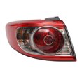 thumbnail image 4 of Taillight Assemblies for 2010-2012Hyundai Santa Fe Halogen Rear Brake Stop Lamp, Rear Light, Red Clear Lens, Black Housing, 924010W500, 924020W500 (Left Driver Side), 4 of 11