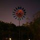 thumbnail image 4 of Hilanderos solares de viento Graden estacas decoración perinola bola de cristal luz escultura de viento estaca de jardín alimentado por energía Solar Azul eléctrico Soledad Hilanderos de viento, 4 of 9