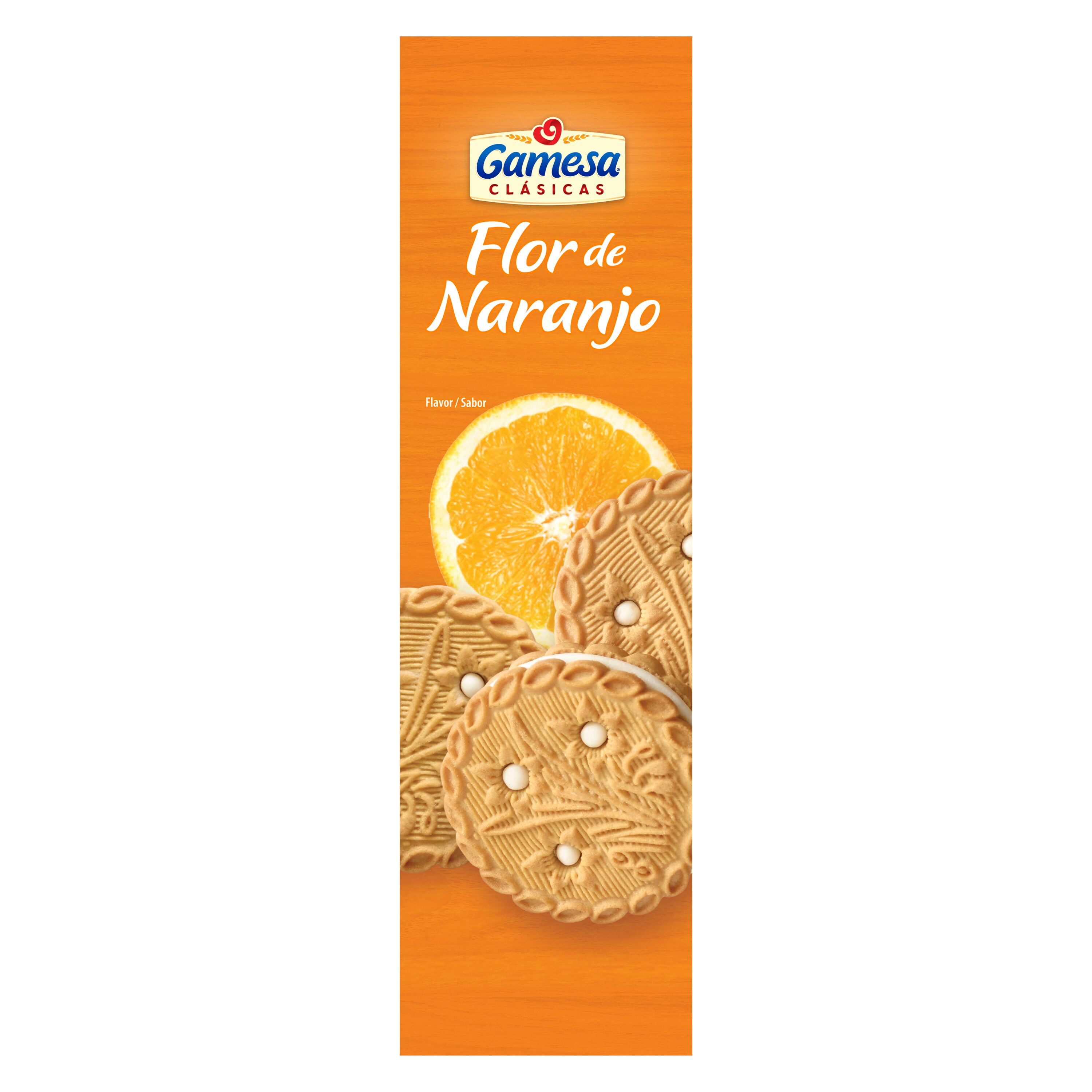 (3 pack) Gamesa Classical Flor De Naranjo Cookies, Orange Flavor, 20.3 oz Box, 1 Pack