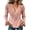 Pink_#05, variant on Womens Western Cowboy Suede Fringe Shirt Long Sleeve Slim Fit V Neck Pullover Top with Tassel Trim Casual Style