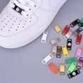 thumbnail image 2 of 2 unids/par AF1 cordones de zapatos hebilla de cordones de zapatos accesorios de cordones de Metal bloqueo de encaje de Metal DIY Kits de zapatillas de deporte hebilla de encaje de Metal ESPAÑA Gao Jinjia LED, 2 of 2