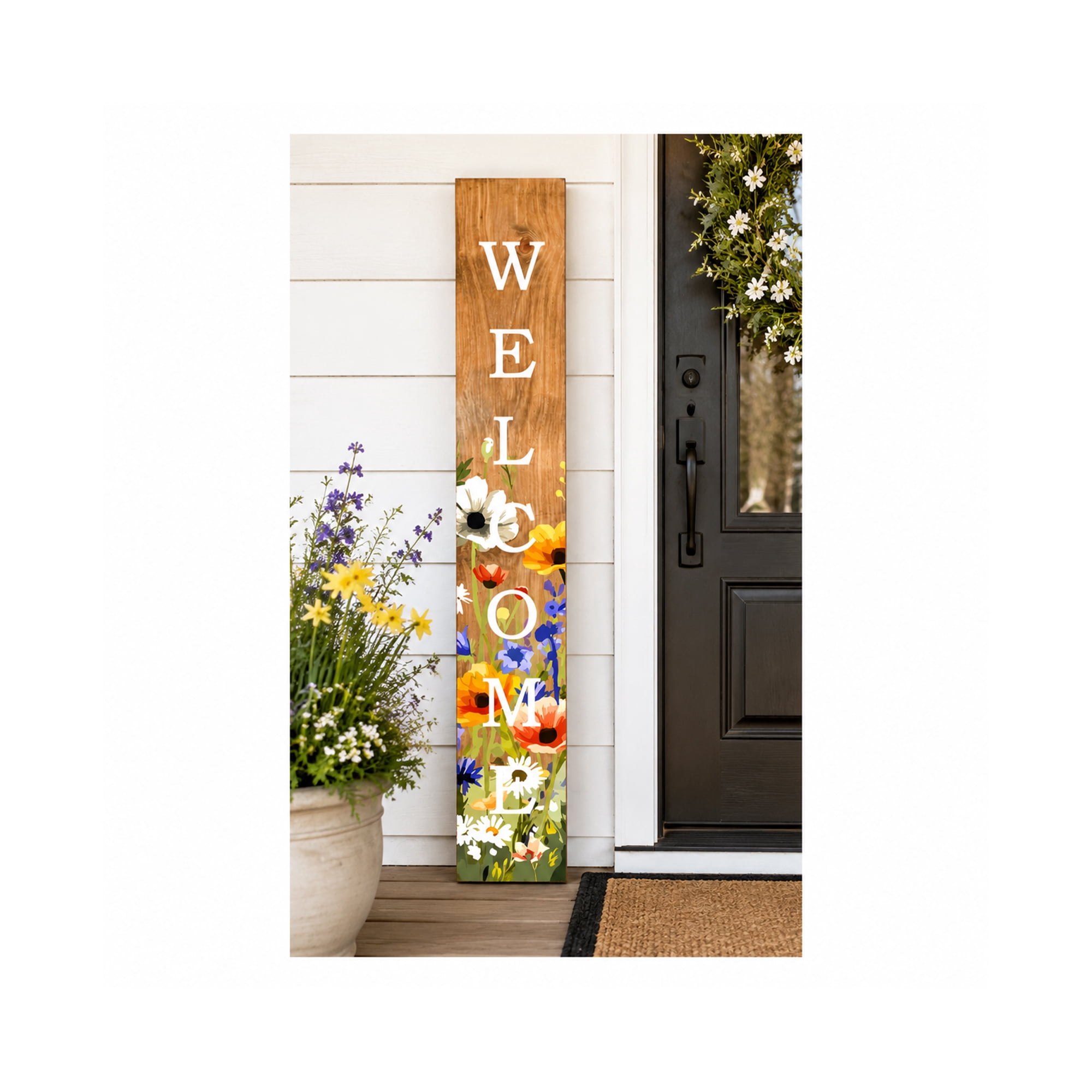 Calloway Mills 118845907 Sunlit Garden Porch leaner, 59" x 07"