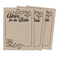 thumbnail image 1 of Inkdotpot Fill in Style KraftAdvice And Wishes Set Of 50 Bridal Shower Advice Game ActivityCards, 1 of 7