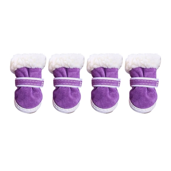 TIELUTT Protector Winter Boots for Small Cats Cozy Shoes with Hook & Loop Closure Warm Booties for Tiny On Cold Pavement Walking Outdoor