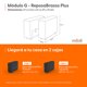 thumbnail image 2 of Reposabrazos Plus Para Sala Seccional Modular Adapti Gris Carbón | Modulo G, 2 of 9