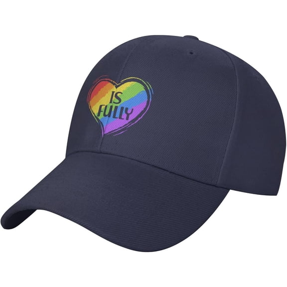 Wikjxiz Gods Love is Fully Hat Black Baseball Cap Men Women Adjustable Sports Sunhat Novelty Dad Hat