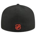 thumbnail image 4 of Men's New Era White/Black Philadelphia Flyers Repeat Two-Tone 59FIFTY Fitted Hat, 4 of 5