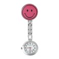 thumbnail image 5 of Smile Face Enfermera Fob Reloj Clip Reloj Uso Bolsillo Cuarzo Cierre Reloj, 5 of 5