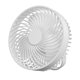 thumbnail image 1 of Ventilador de escritorio portátil, luz , ventilador USB de 3 blanco Gloria Abanico portátil, 1 of 9