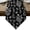 Black, variant on Cream Botanical Table Runner Linen Burlap Table Runner 120 Inches Long Spring Summer Chic Wildflowers Dresser Scarves for Kitchen Island Coffee Dining Room Party Wedding Holiday Decor 13"x120"