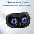 thumbnail image 4 of JYS Silicone Face Cover for Meta Quest 3 - Sweatproof & Dustproof VR Eye Mask, Soft Breathable Replacement Facial Interface Pad, Washable & Reusable Accessory, 4 of 9