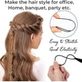 thumbnail image 4 of Kit de 5 herramientas de peinado para trenzar el cabello, accesorios para peinar el cabello, kit para hacer moños, kit de peinado trenzado DIY para mujeres y niñas, cabello francés, todo tipo de cabello GHEART JM, 4 of 5