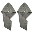 thumbnail image 1 of turban pour Cheveux - Serviette en microfibre - 31 x 71 cm (Gris Foncé) 2 Pcs, 1 of 5