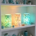 thumbnail image 5 of Hovilon 3-Piece Ocean Themed LED Candles, Battery Operated Flameless Table Lamps with Remote, Seaside Plastic Decorative Lights for Wedding Party Home Centerpiece, Safe Reusable Night Light Set, 5 of 6