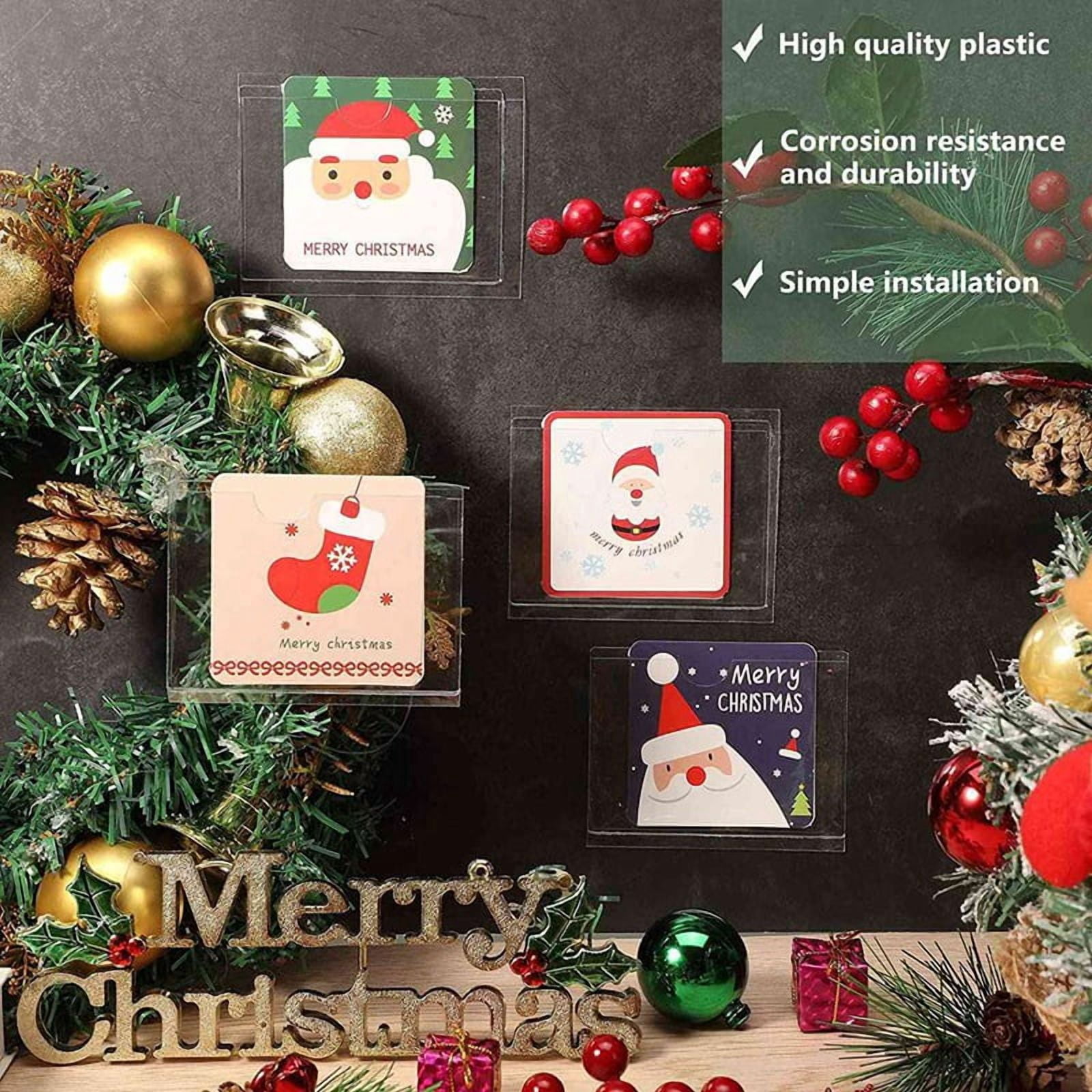 144Pcs Self-Adhesive Label Card Holder Index Pockets Holder 6X8.5cm Clear Plastic Card Holder Adhesive Label Holder