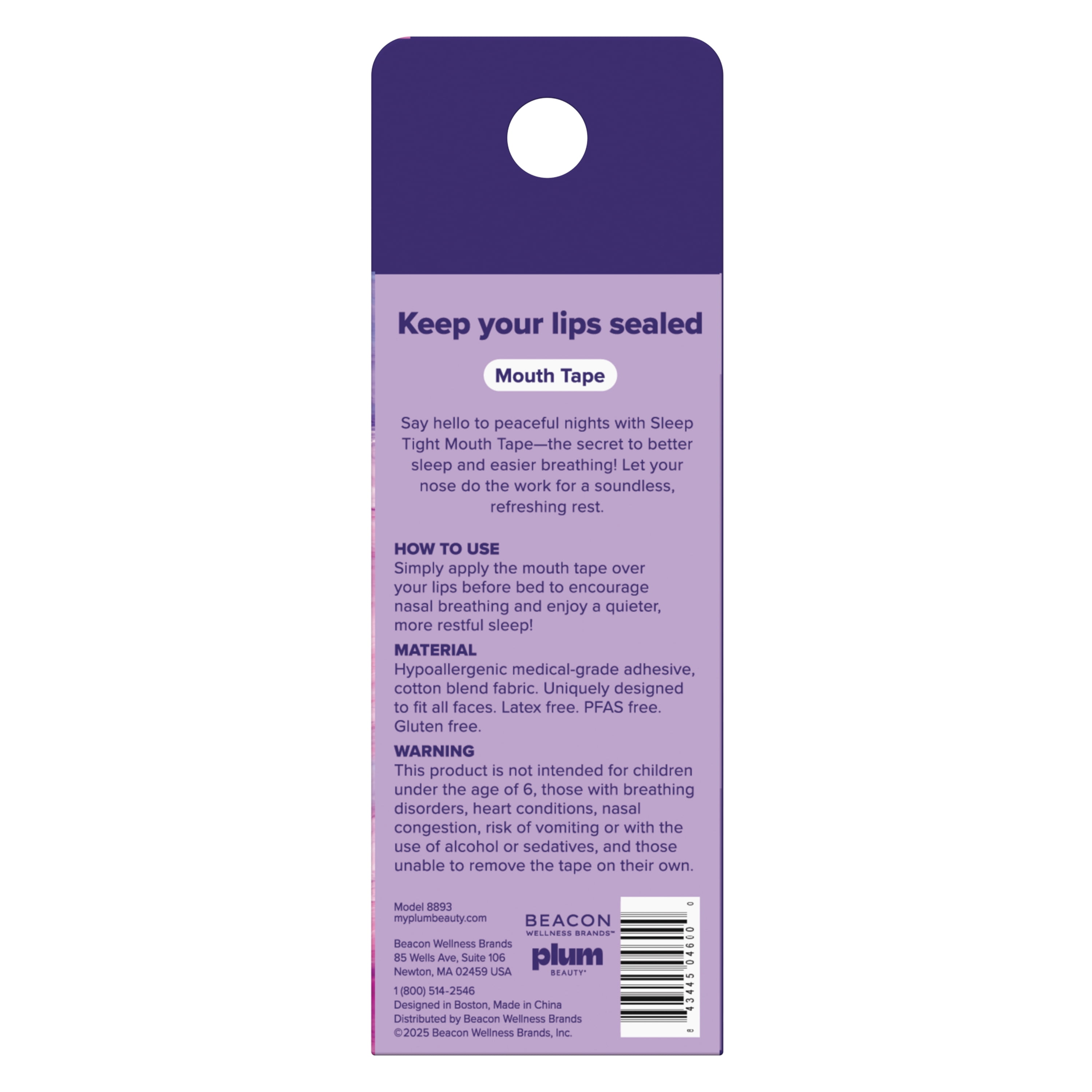Plum Beauty Mouth Tape