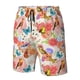thumbnail image 4 of Balery Flowers And Birds Watercolor Traje de Baño Estilo Hawaiano para Hombre, Shorts de Secado Rápido con Bolsillos-Medium, 4 of 6