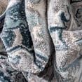 thumbnail image 3 of Well Woven Blossom Leif Vintage Medallion Blue 7'10" x 9'10" Area Rug, 3 of 8