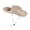 Khaki, variant on HuangHuanChen Bucket Hats for Women Foldable Hiking Fishing Summer UPF Protection Wide Brim Breathable Fishing Hat Soft Beach Outdoor UV Protection Sun Hats A