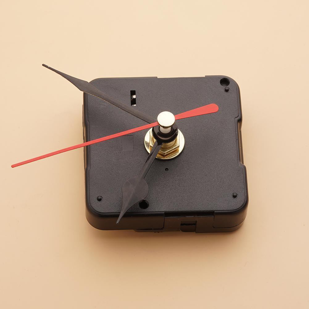 Classic Quartz Clock movement mechanism black metal Pointer parts Repair 