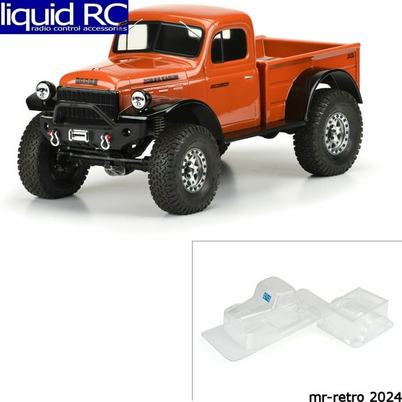 Pro-Line Racing 1946 Dodge Power Wagon Clear Body 12.3 WB Crawler PRO349900 Car/Truck  Bodies wings & Decals