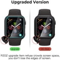 thumbnail image 5 of Compatible for Apple Watch Series SE2 /6 /5 /4 /SE 44mm Case with Screen Protector Accessories Slim Guard Thin Bumper Full Coverage Matte Hard Cover Defense Edge for iWatch Women Men GPS (Black), 5 of 5