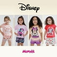 thumbnail image 3 of Disney Minnie Mouse T-Shirt and French Terry Shorts Outfit Set Airbrush Infant to Big Kid, 3 of 5