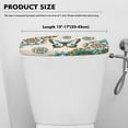 thumbnail image 5 of ZIATUBLE Boho Mandala Flower Toilet Cover Toilet Tank Butterfly Toilet Tank Protector Toilet Top Cover Tank Lid 2 Pcs Reusable Toilet Tank Covers for Bathroom Elastic Toilet Tank Lids, 5 of 5