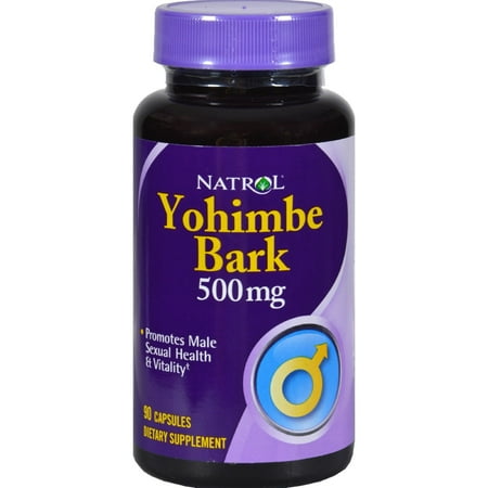 Natrol Yohimbe Bark 500mg Capsules, 90 Count (B000I4DIAC)