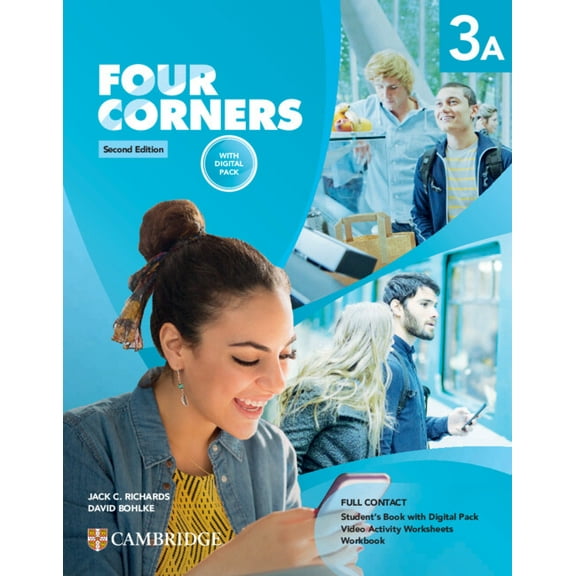 Four Corners Four Corners Level 3a Full Contact with Digital Pack, (Paperback)