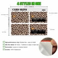 thumbnail image 6 of Brown Leopard Pattern Card Skin Sticker,Waterproof Bank Card Skin Cover,Personalized Stocking Stuffers Gift 4 Pack, 6 of 7