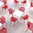 thumbnail image 4 of 32.25" Red Outdoor Patio Dining Arm Chair - Extra Large, 4 of 8