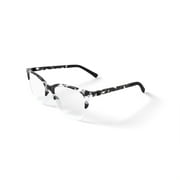 Bio Eyes Women's Terra Square Prescription Eyeglasses with Case, Pink Tortoise Gradient