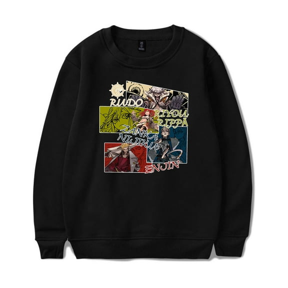 Gachiakuta Merch Long Sleeve Crewneck Sweatshirt For Men/Women Unisex Fashion Cosplay Winter Top Streetwear