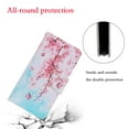 thumbnail image 4 of Feishell for Samsung Galaxy A14 5G Wallet Case,with Card Holder Flip Case for Women Men,Pattern PU Leather Magnetic Clasp Kickstand Phone Cover with Wrist Strap,Cherry Blossom, 4 of 7