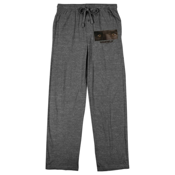 Renfield Yellow Eyes Men's Graphite Heather Sleep Pants-Medium