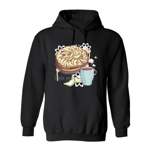 Apple Pie And Tea Hoodie Men -Image by Shutterstock, Male Small