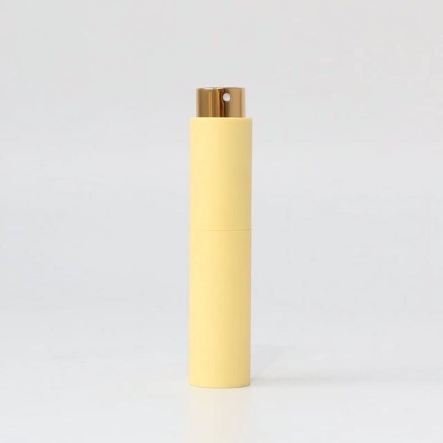 Botella de perfume de 10 ml, botella rociadora de alta gama, arcoíris, portátil, giratoria, sin tapa, desinfectante, paquete secundario de agua