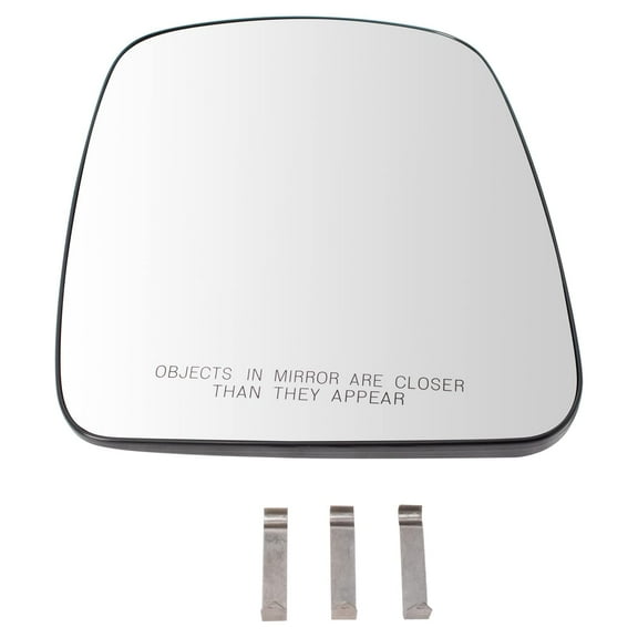 TRQ Exterior Side View Mirror Glass Manual Passenger Side RH for GM Van MGA08979 Fits select: 2004-2007 CHEVROLET EXPRESS G3500, 2003-2007 CHEVROLET EXPRESS G2500