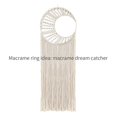thumbnail image 2 of 60 Pack 4 Inch Silver Dream Catcher Metal Rings Floral Hoops Wreath Macrame Creations Ring for Crafts DIY, 2 of 5