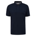 thumbnail image 1 of s.Oliver Polo para hombre - básico, cuello polo, algodón, liso Azul oscuro M (Medium), 1 of 4