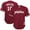 Burgundy, variant on Youth Mitchell & Ness Roy Halladay Royal Philadelphia Phillies Cooperstown Collection Mesh Batting Practice Jersey