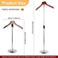 thumbnail image 2 of Shirt Display Stand Height Adjustable T Shirt Display Metal Clothing Display Stand with Stable Base Flexible T Shirt Display Rack for Sewing Studios Clothes Stores Trade Shows, 2 of 10