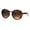 tortoise brown, variant on Womens Mod Round Cat Eye Goth Designer Fashion Sunglasses Black Smoke